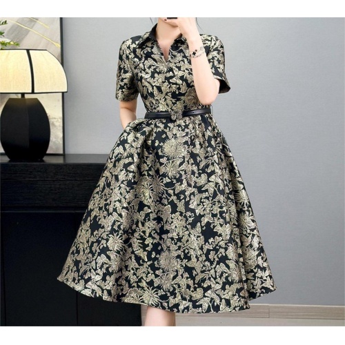 Replica Christian Dior Dresses Short Sleeved For Women #1184228 $108.00 USD for Wholesale