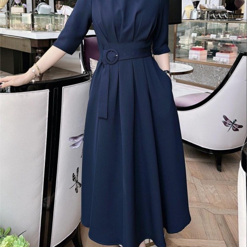 Wholesale Christian Dior Dresses Middle Sleeved For Women #1184234 $108.00 USD, Wholesale Quality Replica Christian Dior Dresses