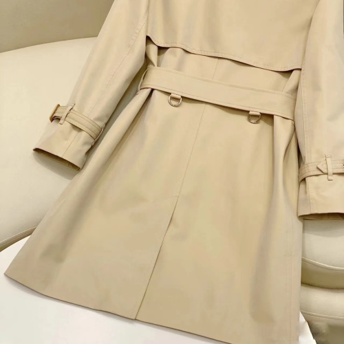 Replica Burberry Trench Coat Long Sleeved For Women #1184481 $160.00 USD for Wholesale