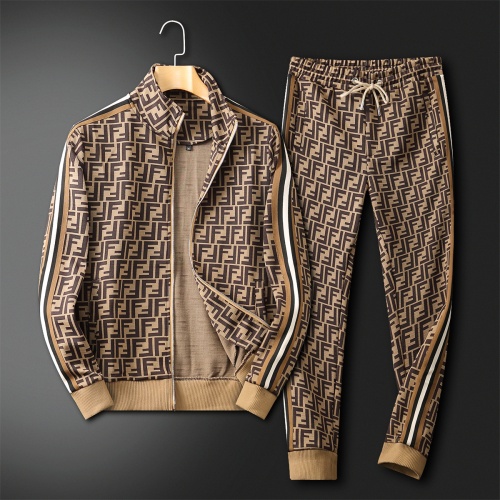 Wholesale Fendi Tracksuits Long Sleeved For Men #1184835 $92.00 USD, Wholesale Quality Replica Fendi Tracksuits