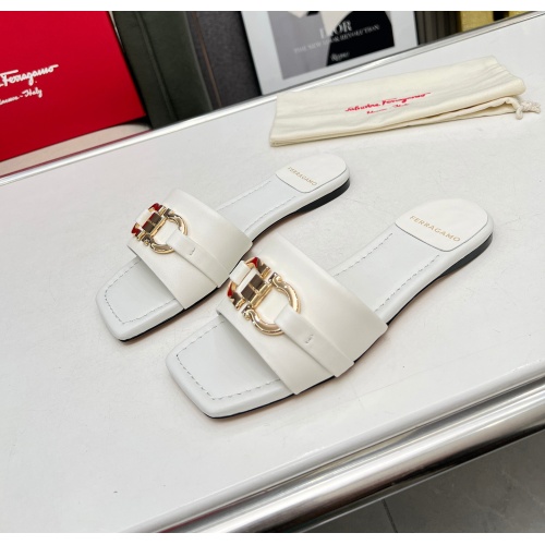 Wholesale Salvatore Ferragamo Slippers For Women #1184975 $82.00 USD, Wholesale Quality Replica Salvatore Ferragamo Slippers