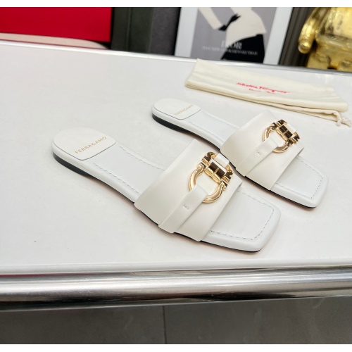 Replica Salvatore Ferragamo Slippers For Women #1184975 $82.00 USD for Wholesale