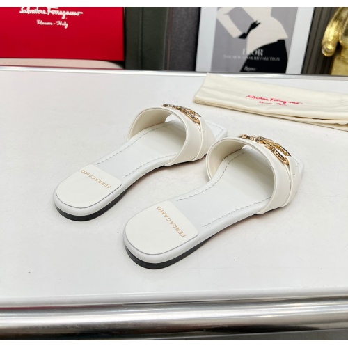 Replica Salvatore Ferragamo Slippers For Women #1184975 $82.00 USD for Wholesale