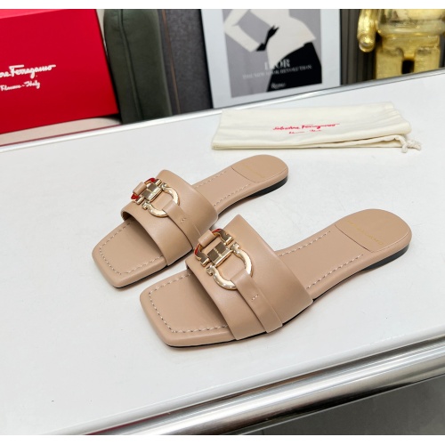 Wholesale Salvatore Ferragamo Slippers For Women #1184979 $82.00 USD, Wholesale Quality Replica Salvatore Ferragamo Slippers