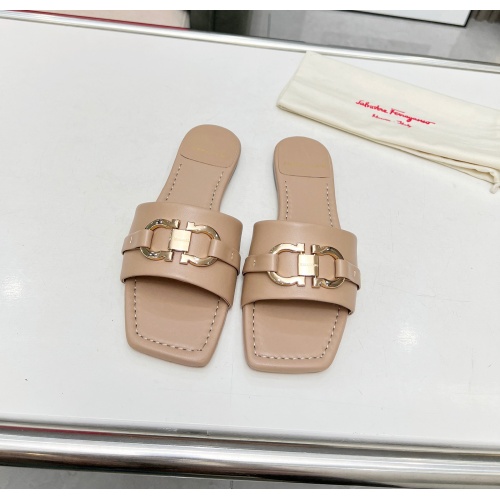 Replica Salvatore Ferragamo Slippers For Women #1184979 $82.00 USD for Wholesale