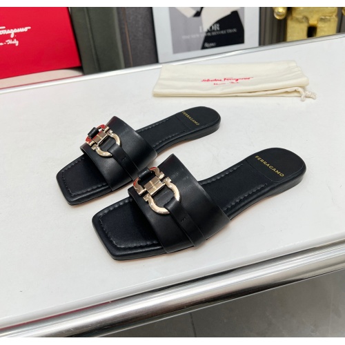 Wholesale Salvatore Ferragamo Slippers For Women #1184981 $82.00 USD, Wholesale Quality Replica Salvatore Ferragamo Slippers