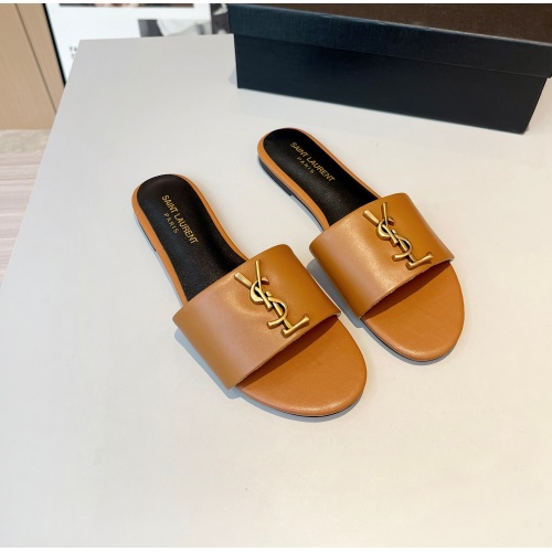 Wholesale Yves Saint Laurent YSL Slippers For Women #1185141 $76.00 USD, Wholesale Quality Replica Yves Saint Laurent YSL Slippers