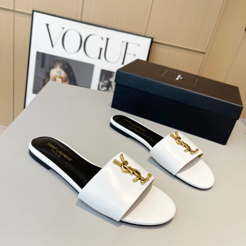 Replica Yves Saint Laurent YSL Slippers For Women #1185144 $76.00 USD for Wholesale