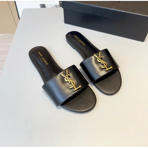 Wholesale Yves Saint Laurent YSL Slippers For Women #1185145 $76.00 USD, Wholesale Quality Replica Yves Saint Laurent YSL Slippers