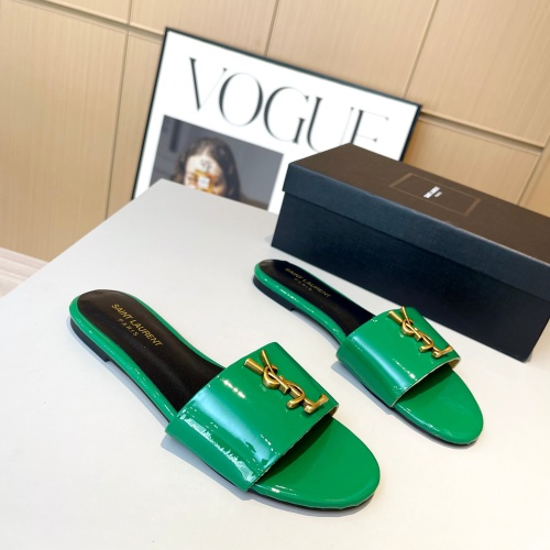 Replica Yves Saint Laurent YSL Slippers For Women #1185190 $76.00 USD for Wholesale