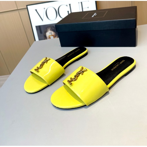 Replica Yves Saint Laurent YSL Slippers For Women #1185193 $76.00 USD for Wholesale