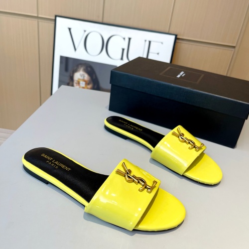 Replica Yves Saint Laurent YSL Slippers For Women #1185193 $76.00 USD for Wholesale