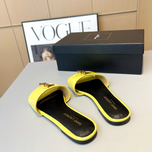 Replica Yves Saint Laurent YSL Slippers For Women #1185193 $76.00 USD for Wholesale