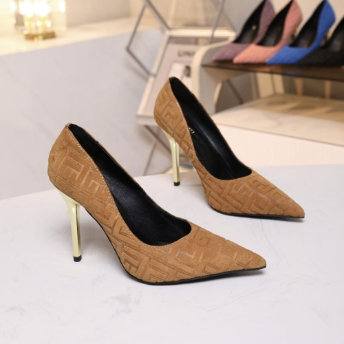 Replica Balmain High-Heeled Shoes For Women #1185907 $80.00 USD for Wholesale