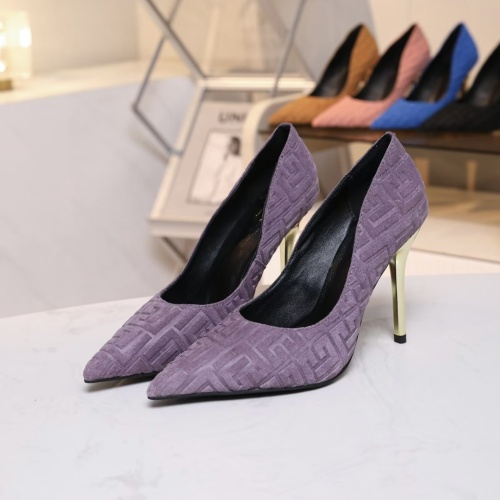 Wholesale Balmain High-Heeled Shoes For Women #1185909 $80.00 USD, Wholesale Quality Replica Balmain High-Heeled Shoes