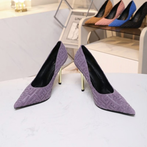 Replica Balmain High-Heeled Shoes For Women #1185909 $80.00 USD for Wholesale