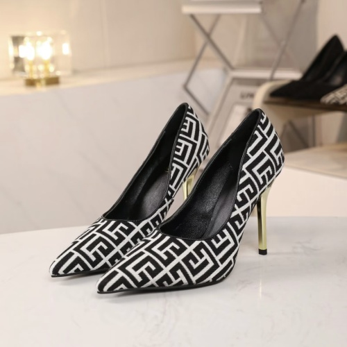 Wholesale Balmain High-Heeled Shoes For Women #1185915 $80.00 USD, Wholesale Quality Replica Balmain High-Heeled Shoes