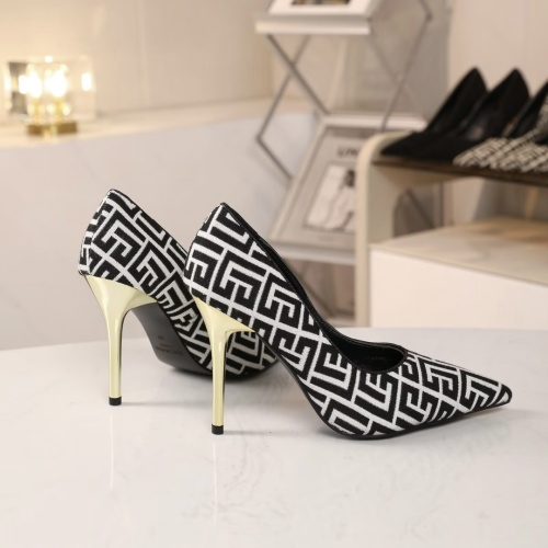 Replica Balmain High-Heeled Shoes For Women #1185915 $80.00 USD for Wholesale