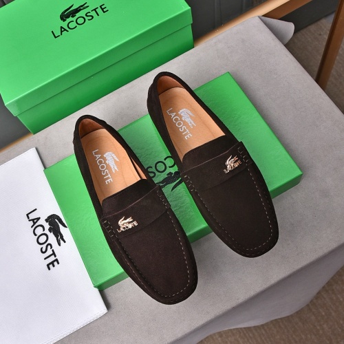 Wholesale Lacoste Leather Shoes For Men #1186103 $76.00 USD, Wholesale Quality Replica Lacoste Leather Shoes