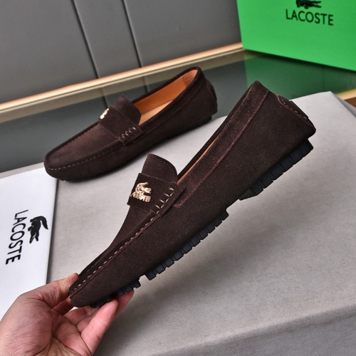 Replica Lacoste Leather Shoes For Men #1186103 $76.00 USD for Wholesale