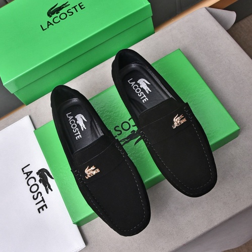 Wholesale Lacoste Leather Shoes For Men #1186105 $76.00 USD, Wholesale Quality Replica Lacoste Leather Shoes