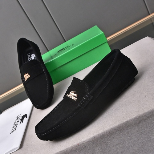 Replica Lacoste Leather Shoes For Men #1186105 $76.00 USD for Wholesale