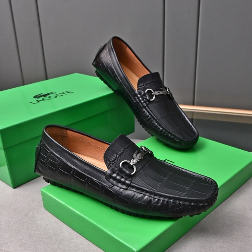 Replica Lacoste Leather Shoes For Men #1186106 $76.00 USD for Wholesale