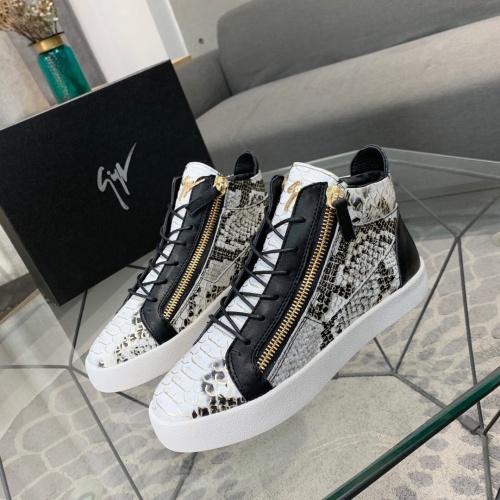 Wholesale Giuseppe Zanotti High Tops Shoes For Men #1186144 $92.00 USD, Wholesale Quality Replica Giuseppe Zanotti High Tops Shoes