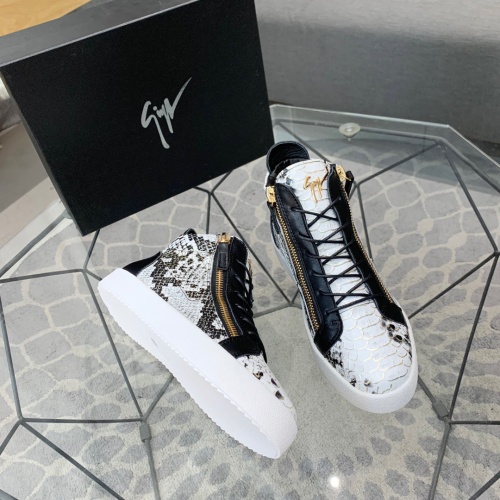 Replica Giuseppe Zanotti High Tops Shoes For Men #1186144 $92.00 USD for Wholesale