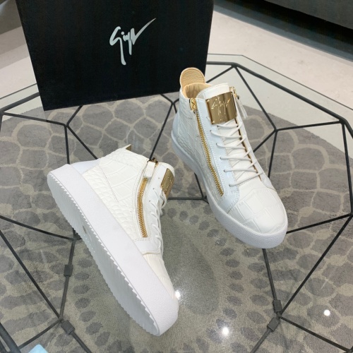 Replica Giuseppe Zanotti High Tops Shoes For Men #1186145 $92.00 USD for Wholesale