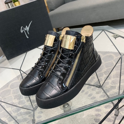 Wholesale Giuseppe Zanotti High Tops Shoes For Men #1186146 $92.00 USD, Wholesale Quality Replica Giuseppe Zanotti High Tops Shoes