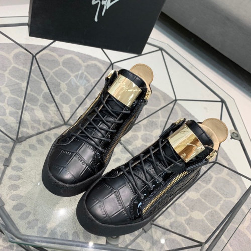 Replica Giuseppe Zanotti High Tops Shoes For Men #1186146 $92.00 USD for Wholesale