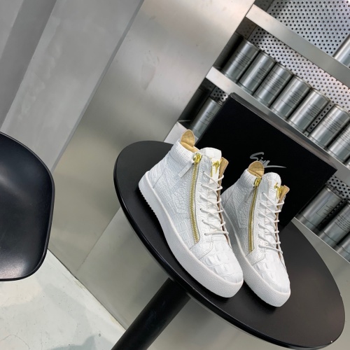 Replica Giuseppe Zanotti High Tops Shoes For Men #1186147 $92.00 USD for Wholesale