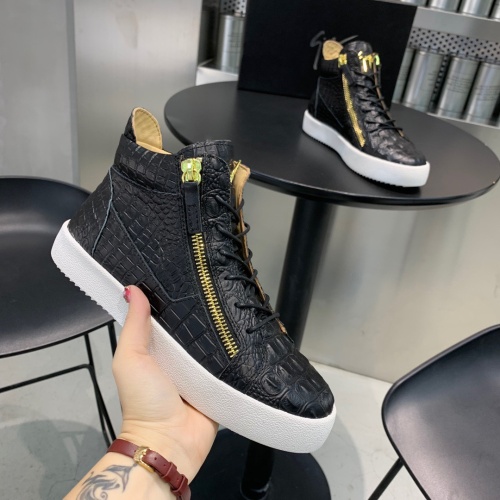 Wholesale Giuseppe Zanotti High Tops Shoes For Men #1186148 $92.00 USD, Wholesale Quality Replica Giuseppe Zanotti High Tops Shoes