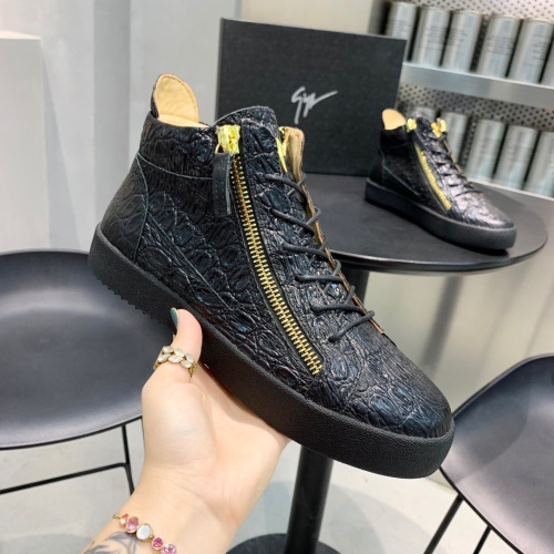 Wholesale Giuseppe Zanotti High Tops Shoes For Men #1186150 $92.00 USD, Wholesale Quality Replica Giuseppe Zanotti High Tops Shoes