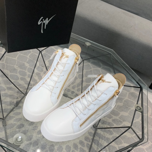 Replica Giuseppe Zanotti High Tops Shoes For Men #1186151 $92.00 USD for Wholesale