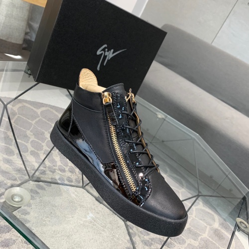 Replica Giuseppe Zanotti High Tops Shoes For Men #1186152 $92.00 USD for Wholesale