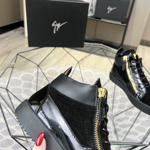 Replica Giuseppe Zanotti High Tops Shoes For Men #1186154 $92.00 USD for Wholesale