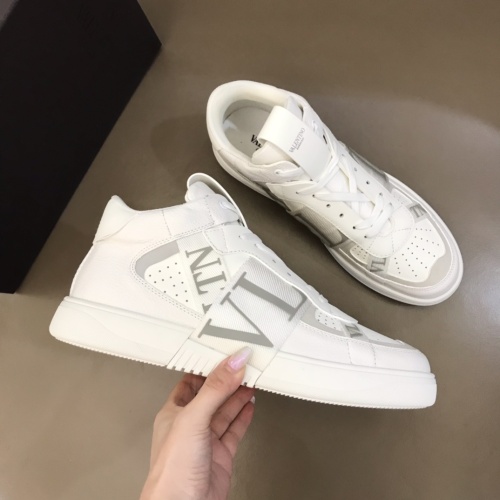 Replica Valentino High Tops Shoes For Men #1186565 $85.00 USD for Wholesale