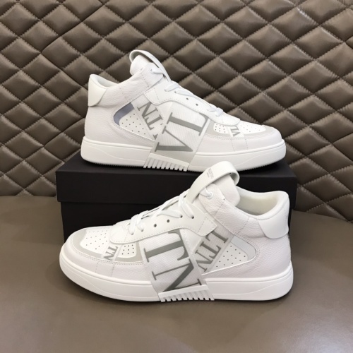 Replica Valentino High Tops Shoes For Men #1186565 $85.00 USD for Wholesale