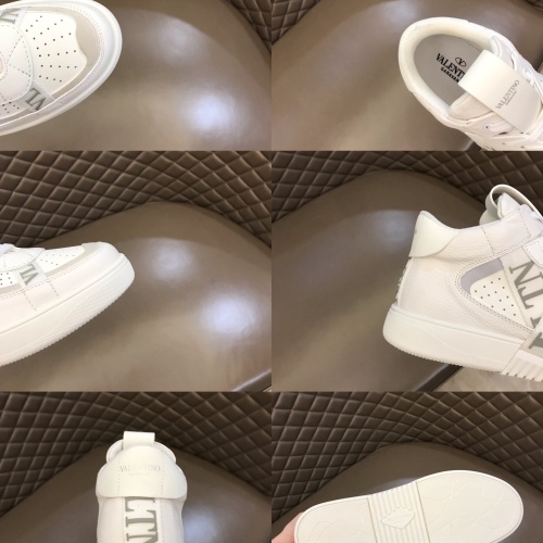 Replica Valentino High Tops Shoes For Men #1186565 $85.00 USD for Wholesale