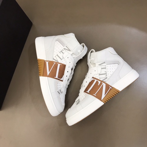 Replica Valentino High Tops Shoes For Men #1186567 $85.00 USD for Wholesale