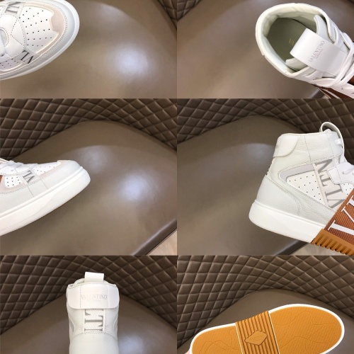 Replica Valentino High Tops Shoes For Men #1186567 $85.00 USD for Wholesale