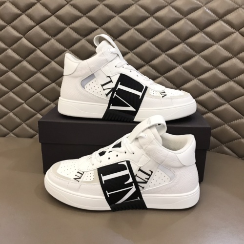 Replica Valentino High Tops Shoes For Men #1186570 $85.00 USD for Wholesale