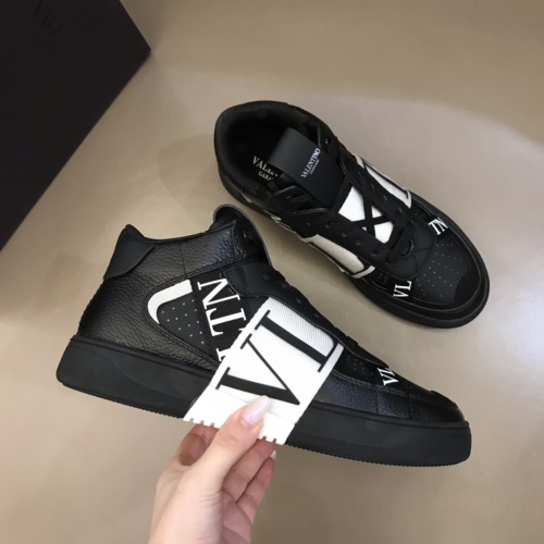 Replica Valentino High Tops Shoes For Men #1186571 $85.00 USD for Wholesale