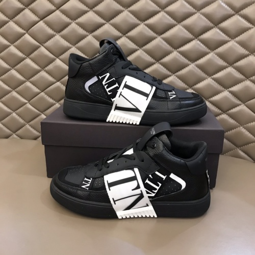 Replica Valentino High Tops Shoes For Men #1186571 $85.00 USD for Wholesale