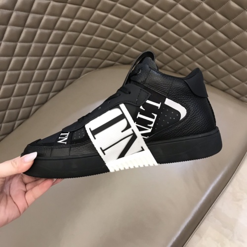 Replica Valentino High Tops Shoes For Men #1186571 $85.00 USD for Wholesale