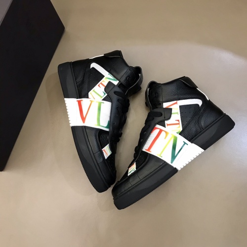 Replica Valentino High Tops Shoes For Men #1186574 $85.00 USD for Wholesale