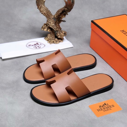 Wholesale Hermes Slippers For Men #1186617 $45.00 USD, Wholesale Quality Replica Hermes Slippers