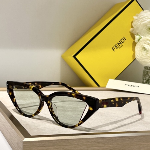 Wholesale Fendi AAA Quality Sunglasses #1187266 $60.00 USD, Wholesale Quality Replica Fendi AAA Quality Sunglasses